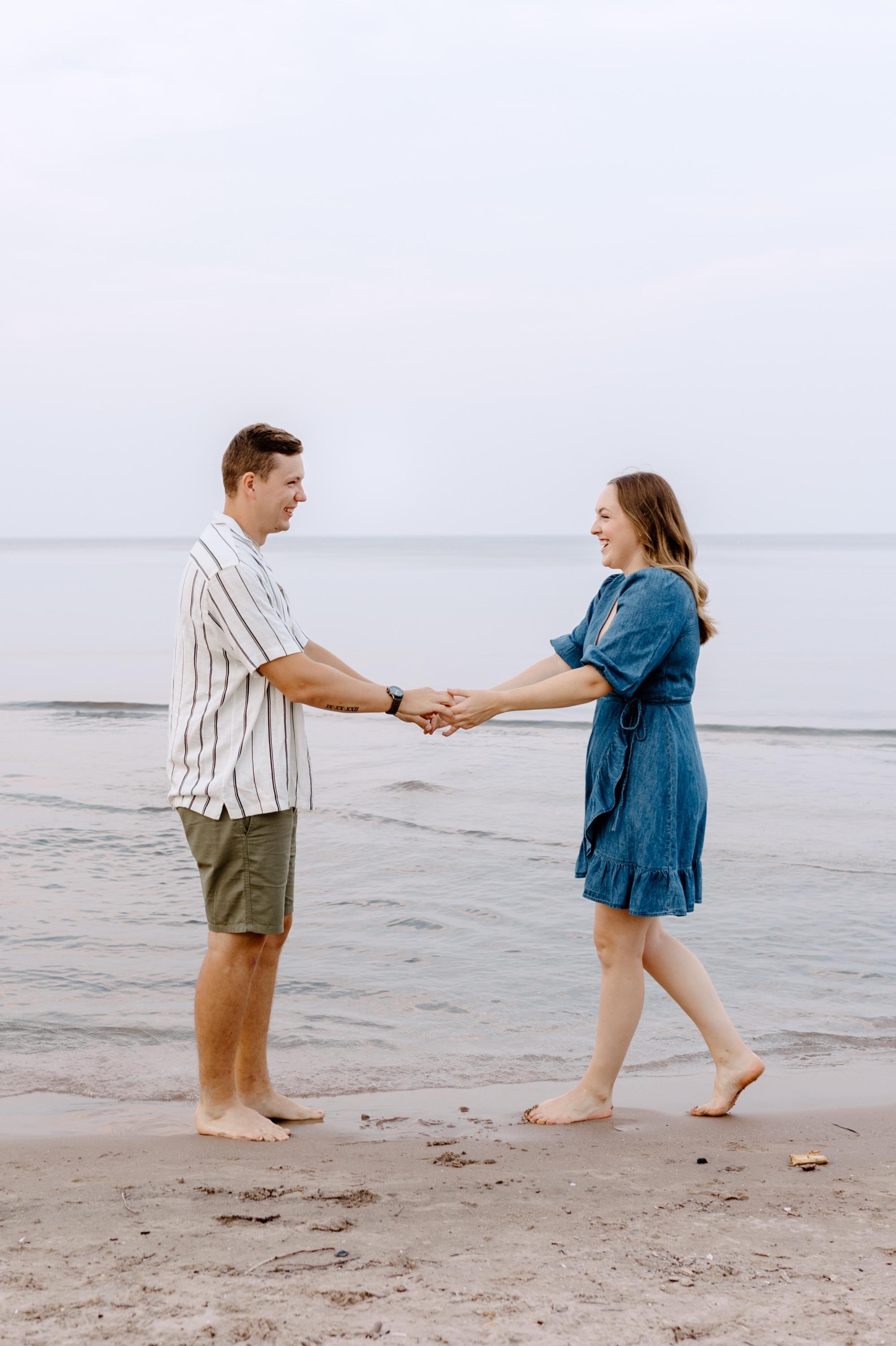 Moody Session at The Beachway in Burlington: Stephen & Delainy